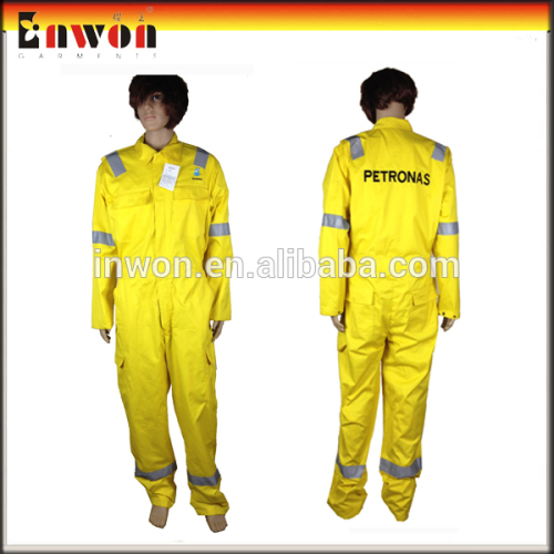 Polyester Cotton Reflective Hi Vis Coverall