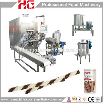 Complete automatic wafer roll production line