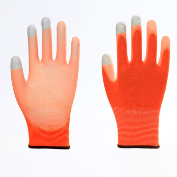 Touch Screen PU Coated Safety Work Gloves