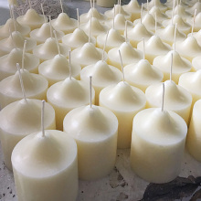 Elegant 5X5 White Pillar Candles for Home Decor