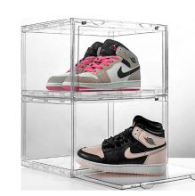 Transparent Acrylic Sneakers Storage Box Display Cabinet