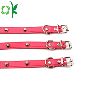 Silicone Cat Collar Custom Dog Collar With Rivet