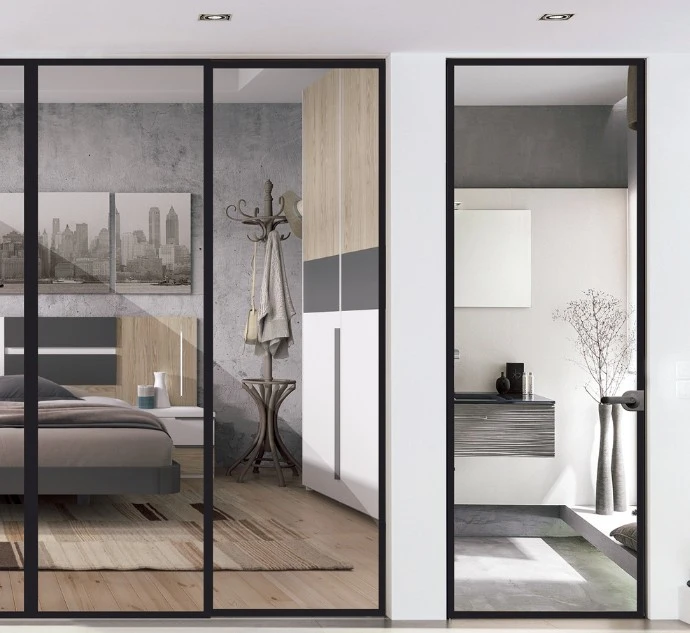 Aluminum Frame Glass Shower Door for Villa