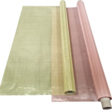 Copper Mesh 1mm 4 Mesh Woven Wire Mesh Red - Industry Strength, 0.5-1.5mm, 1 Roll, CN; HEB Filter Shapes, Lead Time 22-30 Days