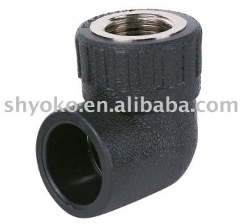 PE elbow (copper thread) / plastic fittings