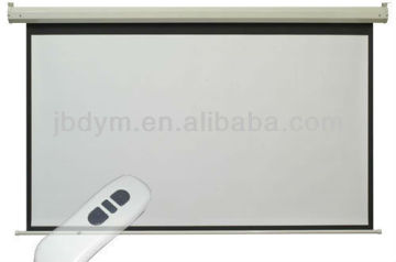 HD motorized projector screen