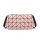 Rhomboid spliced geometric box bag with all-match one-shoulder cross-slung chain bright face bag