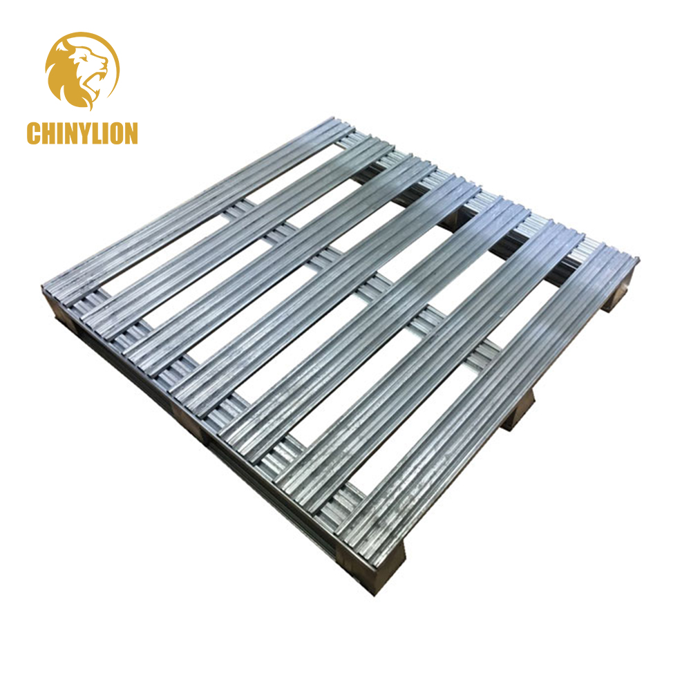 Hot Sale Heavy Duty 4 Way Double Faced Metal Steel Pallet For Pallet Rack2