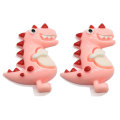 Cuentas de cabujón de dinosaurio de resina con espalda plana Kawaii Animal Artificial DIY horquilla adorno para niños fabricación de álbumes de recortes