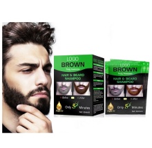 Ammonia-Free Black Beard Dye Manufacturer | Beard Color Shampoo Sachet