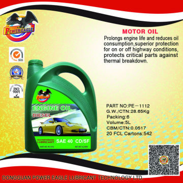 Automobile Diesel Engine Oil SAE40