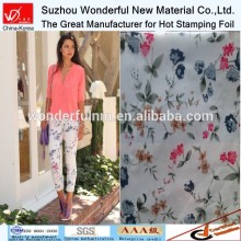 Hot stamping foil for fabric & textile