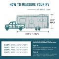 Menaik taraf RV RV Cover 5 Lapisan Anti-UV