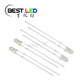 LED vert diffusé 3 mm lentille laiteuse 520 nm 525 nm