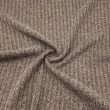 Rayon Polyester Blend Brown Color Fabric