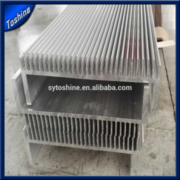 mill finished aluminum heat sink/radiator profile