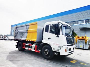 Dongfeng 4x2 hook lift arm refuse collection truck