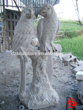 Stone lover bird garden decor
