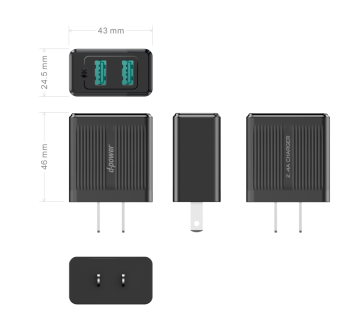 Mobile Phone Charger New Processdual Usb Wall Charger