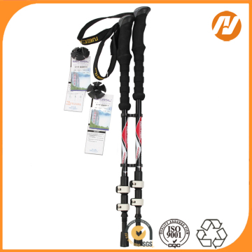 EVA grip 50% carbon Walking stick with flip lock system