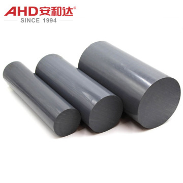 Customizable PVC Solid Round Rod Dark Grey Rod