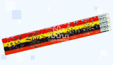 Roller Printing Graphite Pencil with Eraser (GG-RP009)