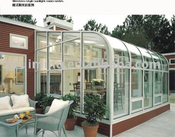 Wood aluminum composite conservatory