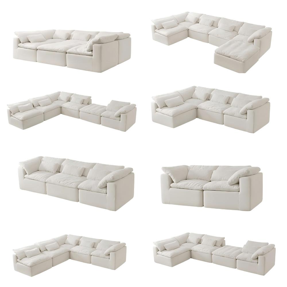 Divano modulare a compressione Modular Compression Sofa