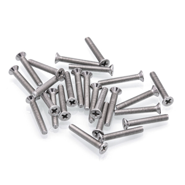 Cross recessed countersunk head bolts