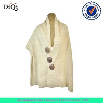 Custom lady sweater shawl wholesale,fashion lady sweater,shawl lady sweater from woman wear