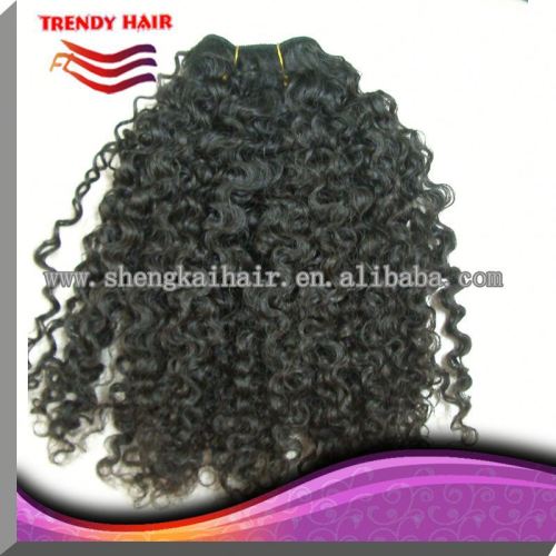 Curly Virgin Mongolian Hair Weft