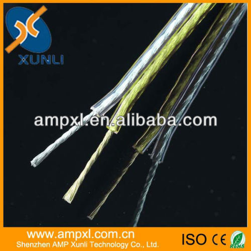 2*0.5mm speaker wire transparent