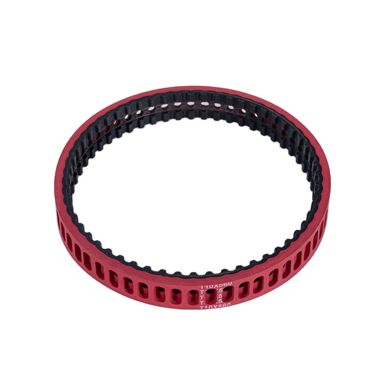 Новые вакуумные ремни ГРМ BOLEDON T10 560 Red Black Packing Machinery Belts1 BOLEDON New Vacuumed Timing Belts T10 560 Red Black Packing Machinery Belts1