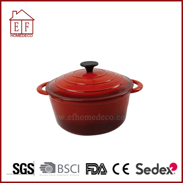 Red Cast Iron enamel Casseroles