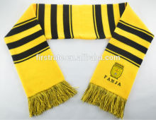 Football Fan Scarf,Football Scarf,Knitted Scarf with jacquard weave