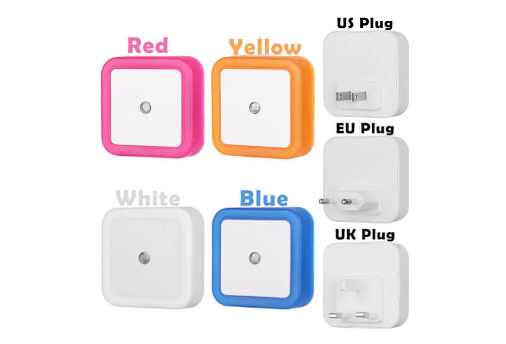 Smart LED Night Light with Dusk to Dawn Sensor, Daylight White