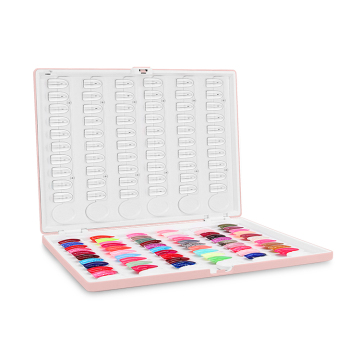 Professional 120 Colors Nail Swatch Book C10 Plastic Nail Art Display Book