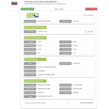 Datos de aduanas de importación de silicio de Venezuela