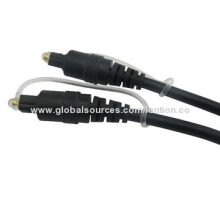 Toslink Plastic Optical Fiber, These Cables Uses 1mm Low-loss Core
