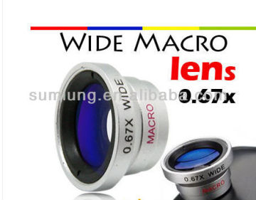 0.67X Mobile phone macro lens,mobile wide angle macro lens