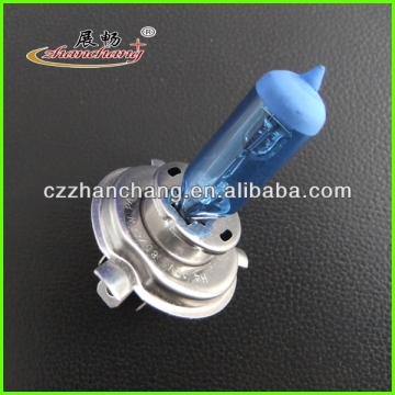 halogen auto bulbs H4 P43T DARK BLUE