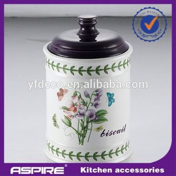 Kitchen storage ceramic coffee canister