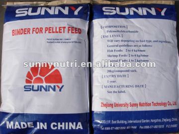 chemical binder for shrimp feed