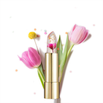 Transparent moisturizing dry flower warm lipstick