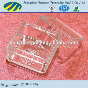 thin rectangular plastic boxes small clear