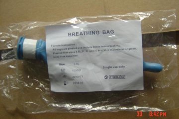 latex breathing bag