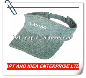 Washed Jeans Visor Cap