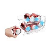 Acrylic Refrigerator Soda Can Organizer Rack