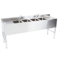 Four Bay Compartment SInk With Drainboard