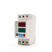 Din Rail Over Voltage and Under Voltage Protector with Over Current Protection
